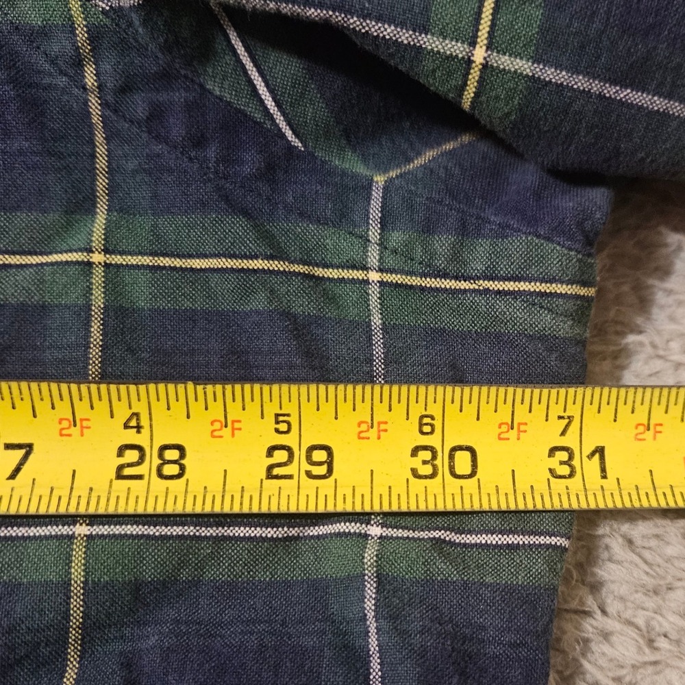Ralph Lauren Shirt Mens 3XLT Blue Green Classic Fit Long Sleeve Pony 3XL Tall - Picture 8 of 9